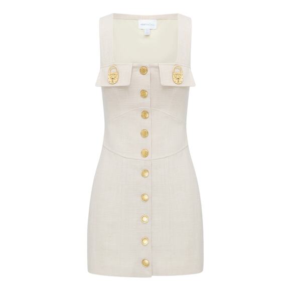 Alice McCall �Queenie� Creme Polyester�Mini Dress Size 8 - Picture 1 of 10